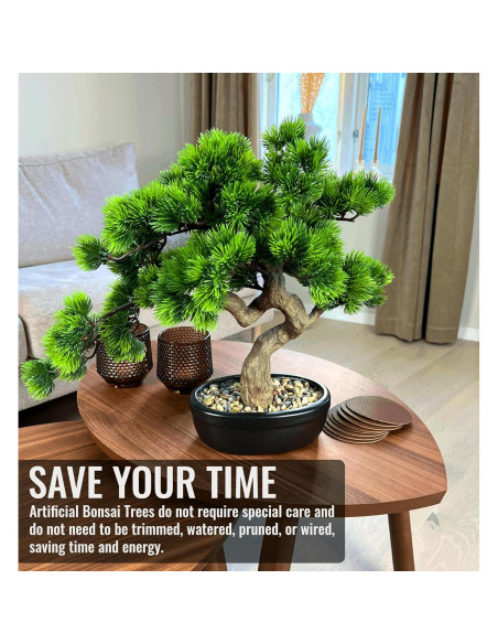 Árbol Bonsai Artificial Permaplants 40 cm Pino Cerámica Árbol Bonsai Artificial Permaplants 40 cm Pino Cerámica