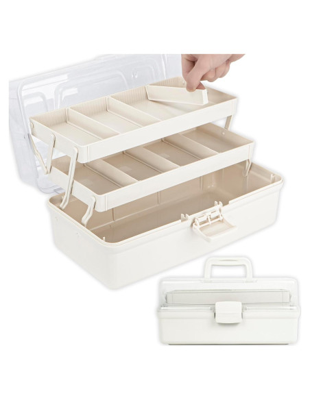 Organizador Multifuncional Tergoo 3 Capas 32x19x15 cm Blanco Organizador Multifuncional Tergoo 3 Capas 32x19x15 cm Blanco