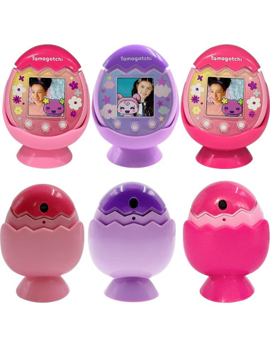 Soporte de Cuna Dock LeoTube para Tamagotchi Pix Púrpura