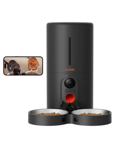 Comedero Automático WOPET para Gatos con Cámara HD 1080p Comedero Automático WOPET para Gatos con Cámara HD 1080p