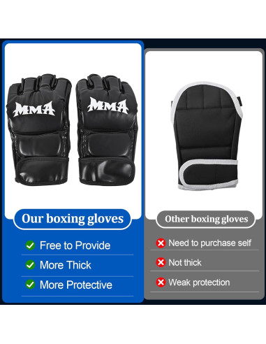Máquina de Boxeo Musical Hommkiety 9 Modos y Guantes Incluidos