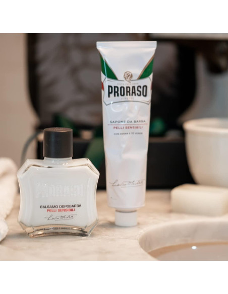 Bálsamo After Shave Proraso 100 ml para Piel Sensible con Avena Bálsamo After Shave Proraso 100 ml para Piel Sensible con Avena