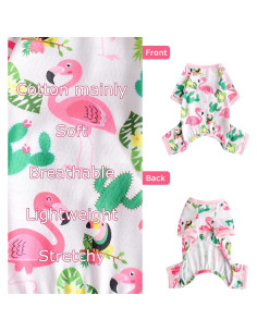 Pijamas para Perros Kosiyi Mediano Flamingos Primavera 2