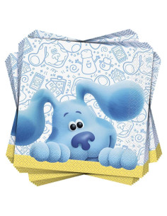 Servilletas de Almuerzo Temáticas Blue's Clues - Paquete 16 Unidades