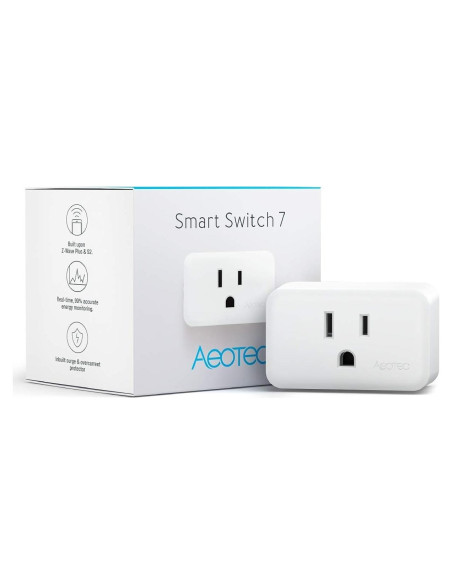 Enchufe Inteligente Aeotec Smart Switch 7 Z-Wave 15A Enchufe Inteligente Aeotec Smart Switch 7 Z-Wave 15A