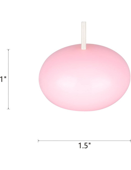 Mega Velas Flotantes Rosa 24 Pcs 3.81 cm Decoración Mega Velas Flotantes Rosa 24 Pcs 3.81 cm Decoración