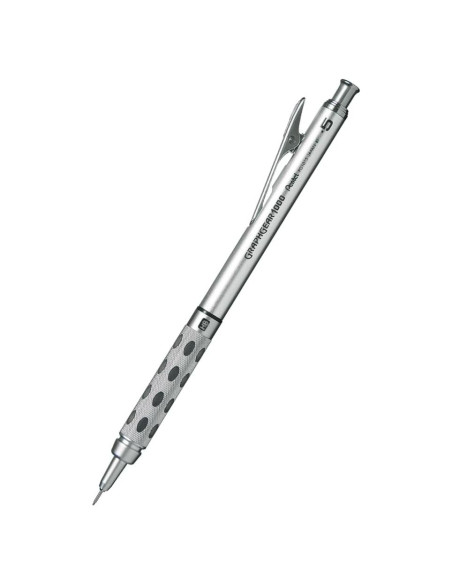 Lápiz Mecánico Pentel Graph Gear 1000 0.5mm Plata Lápiz Mecánico Pentel Graph Gear 1000 0.5mm Plata