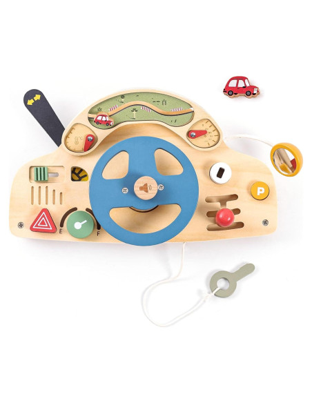 Juguete Montessori Mamimami Home Volante de Madera 0-3 Años Juguete Montessori Mamimami Home Volante de Madera 0-3 Años