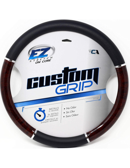 Cubierta de Volante Custom Accessories 35710P Negra 36-39 cm Cubierta de Volante Custom Accessories 35710P Negra 36-39 cm