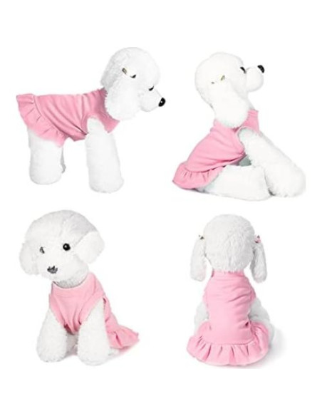 Vestidos para Perros Weewooday 6 Piezas Verano L Vestidos para Perros Weewooday 6 Piezas Verano L