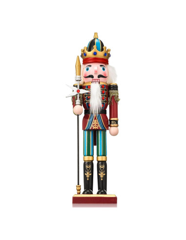 Muñeco de Madera Cascanueces Karenhi 38 cm Tradicional