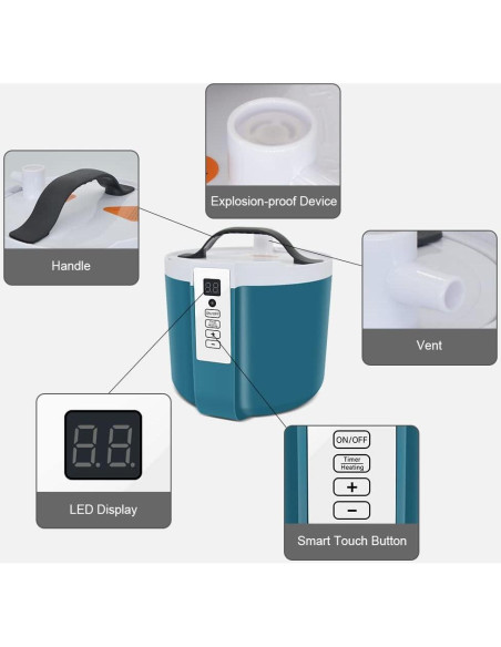 Sauna Vaporera AMOCANE 1.6L Acero Inoxidable Control Remoto Sauna Vaporera AMOCANE 1.6L Acero Inoxidable Control Remoto