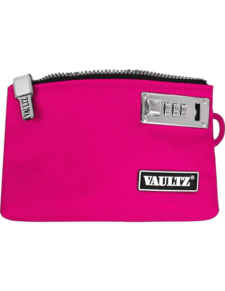 Bolsa de Dinero Vaultz Rosa con Cerradura 17,78 x 25,4 cm Bolsa de Dinero Vaultz Rosa con Cerradura 17,78 x 25,4 cm