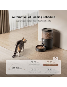 Comedero Automático IMIPAW 3L para Gatos con 6 Comidas 2