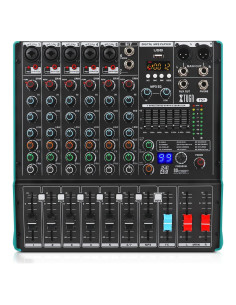 Mezclador de Audio XTUGA TS7 7 Canales Bluetooth Ecualizador