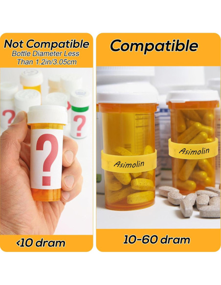 15 Clips de Etiqueta para Botellas de Medicina Tinoaly 15 Clips de Etiqueta para Botellas de Medicina Tinoaly