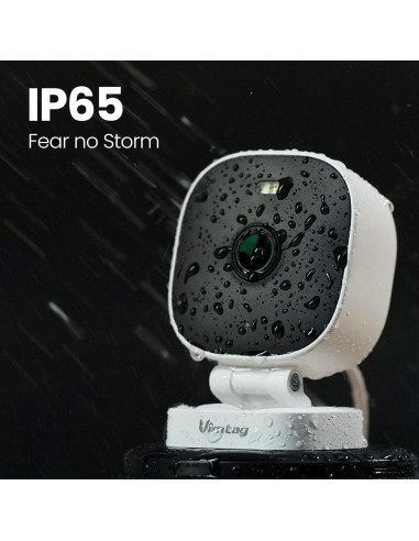Cámara de Seguridad Vimtag 2.5K WiFi Interior y Exterior