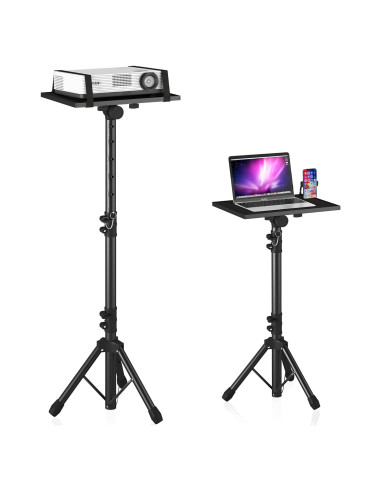 Soporte de Proyector Tripode Ajustable 58 a 116 cm Negro