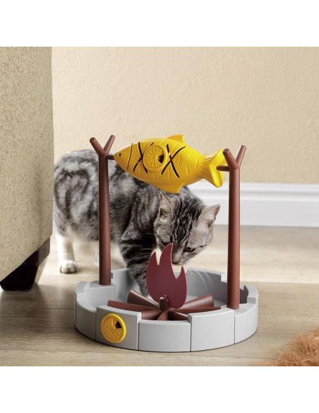 Dispensador de Golosinas PetPals Pez Giratorio 28 cm Dispensador de Golosinas PetPals Pez Giratorio 28 cm