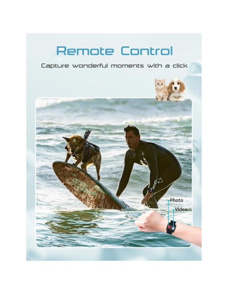 Cámara de Collar para Mascotas Apexcam 4K con WiFi y 64GB Cámara de Collar para Mascotas Apexcam 4K con WiFi y 64GB
