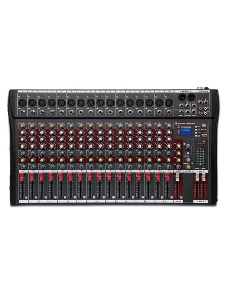 Mezclador de Audio Profesional M189 16 Canales Bluetooth USB Mezclador de Audio Profesional M189 16 Canales Bluetooth USB