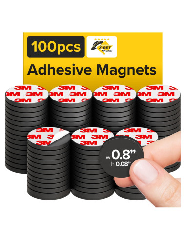 Imanes Adhesivos X-bet MAGNET Ultra-Fuertes 2,03 cm - 100pcs