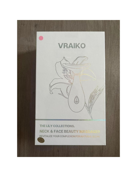 Masajeador Facial VRAIKO LILY Rosa con Calor y Vibración Masajeador Facial VRAIKO LILY Rosa con Calor y Vibración