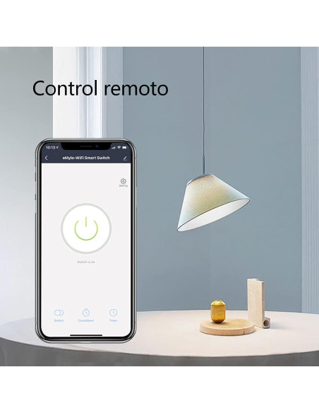 Interruptor Inteligente WiFi eMylo 6 Paquete Control Remoto Interruptor Inteligente WiFi eMylo 6 Paquete Control Remoto