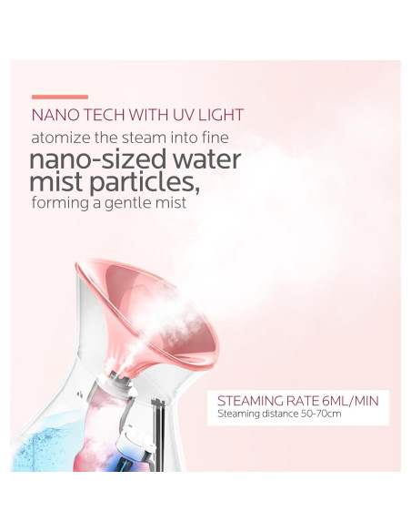 Vaporizador Facial Colorfarm MK-FS60 Nano Iónico 40C Vaporizador Facial Colorfarm MK-FS60 Nano Iónico 40C