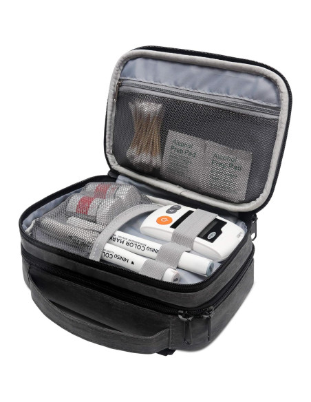 Bolsa de Viaje Lavievert para Insulina - Gris Oscuro Bolsa de Viaje Lavievert para Insulina - Gris Oscuro