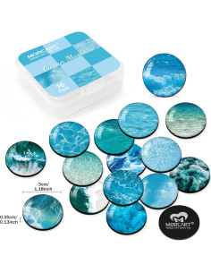 Imanes de Nevera Oceánicos MORCART 16 Piezas Decorativos 2