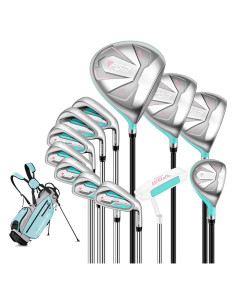 Juego de Palos de Golf PGM para Mujeres 12 Piezas con Bolsa