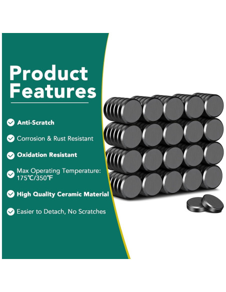 Imanes de Cerámica TRYMAG 15mm 345PCS Negro Imanes de Cerámica TRYMAG 15mm 345PCS Negro