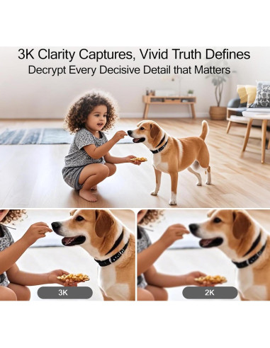 Cámara de Seguridad Interior CINMOORE CM-C2U 3K UHD WiFi 6