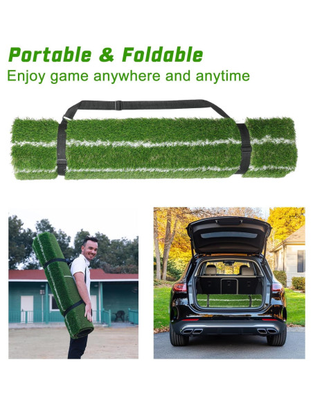 Alfombra de Golf DCQ DualTurf 5x4ft para Entrenamiento Alfombra de Golf DCQ DualTurf 5x4ft para Entrenamiento