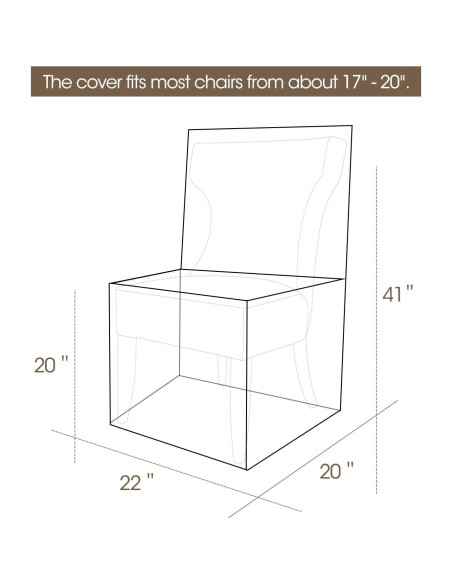 Funda de Silla Zipcase 2 Pcs PVC Impermeable 50,8x55,88 cm Funda de Silla Zipcase 2 Pcs PVC Impermeable 50,8x55,88 cm