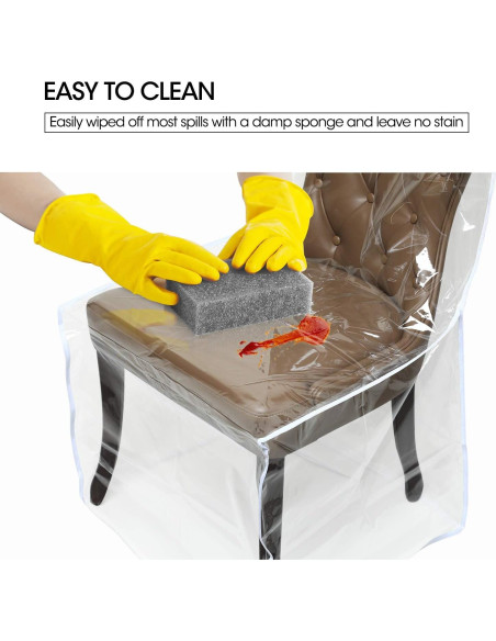 Funda de Silla Zipcase 2 Pcs PVC Impermeable 50,8x55,88 cm Funda de Silla Zipcase 2 Pcs PVC Impermeable 50,8x55,88 cm