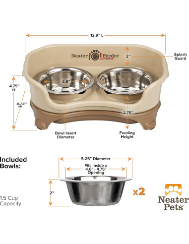 Neater Feeder Cuencos para Perros Pequeños Antiderrames