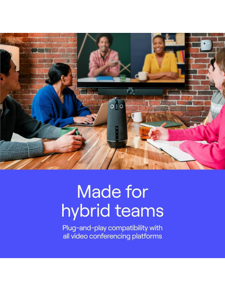 Cámara de Conferencia 360 Meeting Owl 4+ 4K con Micrófono y Altavoz Cámara de Conferencia 360 Meeting Owl 4+ 4K con Micrófono y Altavoz