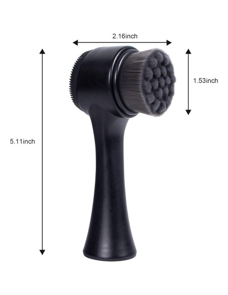 Cepillo Facial de Limpieza 2 en 1 ooloveminso Doble Cara Cepillo Facial de Limpieza 2 en 1 ooloveminso Doble Cara