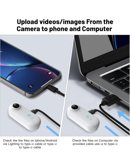 Cámara Corporal Meoilkolnm 64GB FHD 1080P Manos Libres Cámara Corporal Meoilkolnm 64GB FHD 1080P Manos Libres