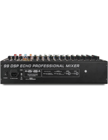 Mezclador de Audio 12 Canales Sound Town TRITON-TX1202