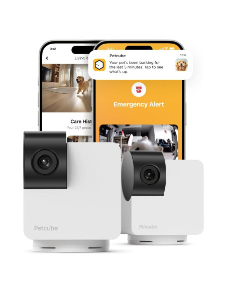 Petcube Cam 360 Paquete de 2 Cámaras WiFi HD 1080p Petcube Cam 360 Paquete de 2 Cámaras WiFi HD 1080p