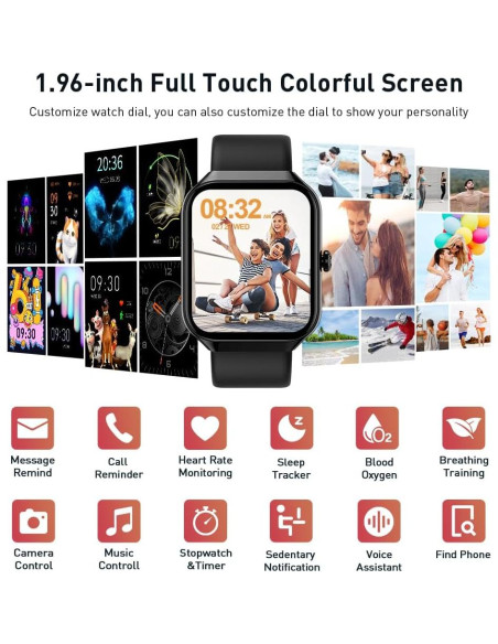Reloj Inteligente Motast P99 1.96" HD Llamadas y Fitness Reloj Inteligente Motast P99 1.96" HD Llamadas y Fitness