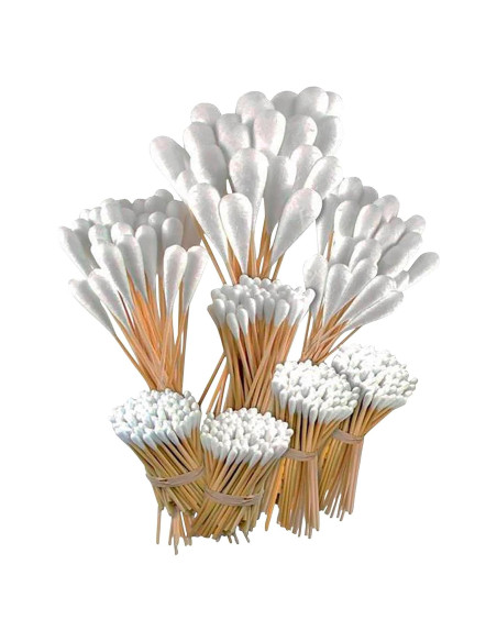 Bastones de Algodón GRIP 325 pcs - Súper Absorbentes y Bajo Pelusa Bastones de Algodón GRIP 325 pcs - Súper Absorbentes y Bajo Pelusa