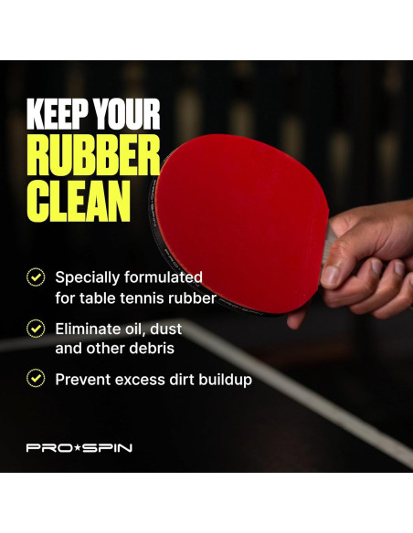 Kit de Limpieza para Tenis de Mesa PRO SPIN 200ml - Esponja Incluida Kit de Limpieza para Tenis de Mesa PRO SPIN 200ml - Esponja Incluida