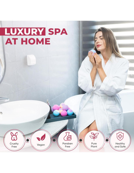 Set de 12 Bombas de Baño Orgánicas LikeWow - Hidratantes Set de 12 Bombas de Baño Orgánicas LikeWow - Hidratantes