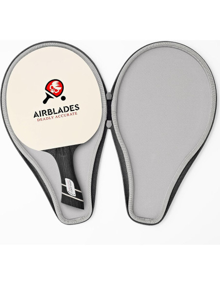 Paleta de Ping Pong AirBlades AB-5000 con Funda Dura Paleta de Ping Pong AirBlades AB-5000 con Funda Dura