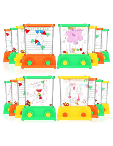 Juego de Agua Portátil Zhanmai 16 Piezas Diversión Retro