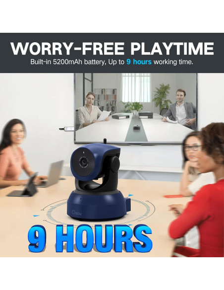 Cámara Web Inalámbrica Gsou W31 1080P HD con Soporte Cámara Web Inalámbrica Gsou W31 1080P HD con Soporte